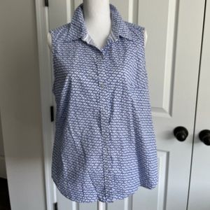 Liz Claiborne sleeveless top size L